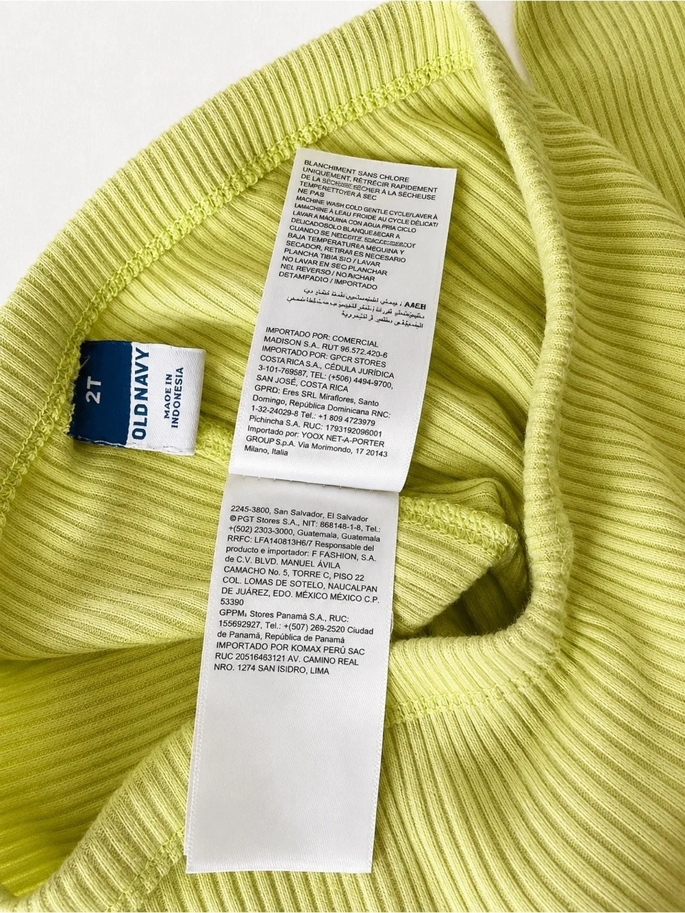 Old Navy Ruffled Ribbed Toddler Girls Leggings – Size 2T